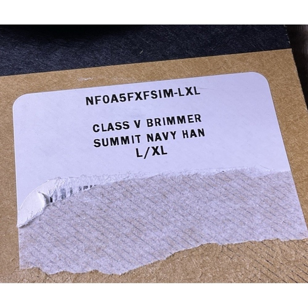 The North Face Class V Brimmer Hat In Summit Navy Han Colors (Size L/XL). - Picture 9 of 12